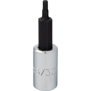 PROTO Hand Hex Bit Socket: 1/4" Drive, 3/32" Hex J47703/32
