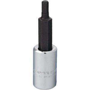 PROTO Hand Hex Bit Socket: 1/4" Drive, 1/8" Hex J47701/8