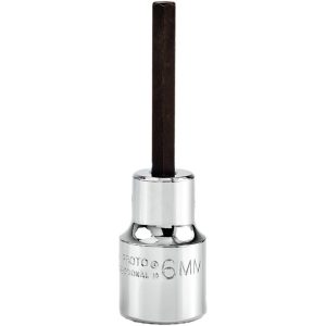 PROTO Hand Hex Bit Socket: 3/8" Drive, 3/16" Hex J4906BD