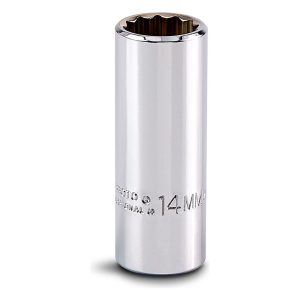 PROTO Deep Hand Socket: 14 mm Socket, 12-Point J5014M