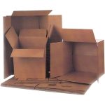 ABILITYONE Corrugated Shipping Box: 24" Long, 24" Wide, 12" High 8115001742354
