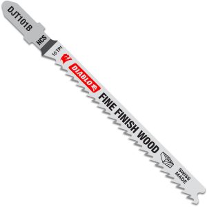 DIABLO Jigsaw Blades; Blade Material: High Carbon Steel ; Blade Length (Inch): 4 ; Blade Width (Decimal Inch): 6.6900 ; Blade Thickness (Decimal Inch): 0.0400 ; Shank Type: T-Shank ; Cutting Edge Style: Toothed DJT101B5