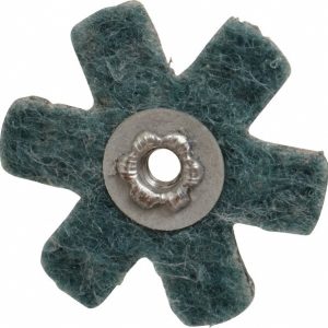 SUPERIOR ABRASIVES 2" Diam Nonwoven Sanding Star A017949