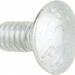 VALUE COLLECTION Carriage Bolt: 1/4-20, 1/2" Length Under Head, Square Neck CAI202500500-100BX