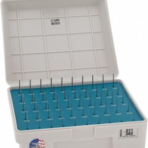 MEYER GAGE Class Z Plug Gage Set: 0.011 to 0.06" Range, 50 Pc M0M