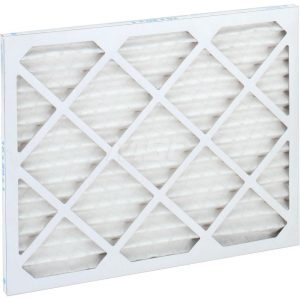 PRO-SOURCE Pleated Air Filter: Wire-Backed Pleated, MERV 8, Synthetic, 35% Efficient, 16" High, 20" Wide, 1" Deep PRO10372