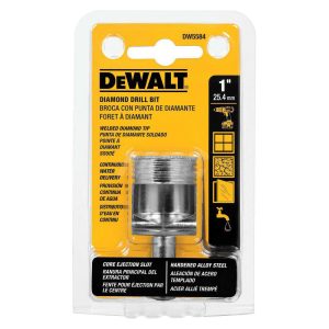 DEWALT 1", Straight Shank, Polycrystalline Diamond (PCD), Tile and Glass Drill Bit DW5584