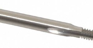 CLEVELAND #4-40 Plug RH 2B/3B H2 Bright High Speed Steel 2-Flute Straight Flute Hand Tap C54147