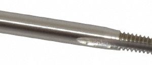 CLEVELAND #4-40 Bottoming RH 2B/3B H2 Bright High Speed Steel 2-Flute Straight Flute Hand Tap C54148