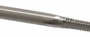 CLEVELAND #4-40 Plug RH 2B/3B H2 Bright High Speed Steel 3-Flute Straight Flute Hand Tap C54150