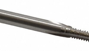 CLEVELAND #4-40 Bottoming RH 2B/3B H2 Bright High Speed Steel 3-Flute Straight Flute Hand Tap C54151