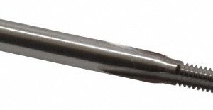 CLEVELAND #4-48 Plug RH 2B H2 Bright High Speed Steel 3-Flute Straight Flute Hand Tap C54154