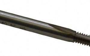 CLEVELAND #5-40 Plug RH 2B/3B H2 Bright High Speed Steel 2-Flute Straight Flute Hand Tap C54186