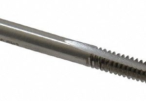 CLEVELAND #6-32 Bottoming RH 3B H2 Bright High Speed Steel 2-Flute Straight Flute Hand Tap C54216