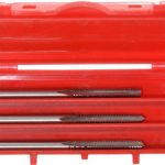 CLEVELAND Tap Set: #6-32 UNC, 3 Flute, Bottoming Plug & Taper, High Speed Steel, Bright Finish C54220