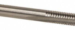 CLEVELAND #6-32 Bottoming RH 2B H3 Bright High Speed Steel 2-Flute Straight Flute Hand Tap C54222