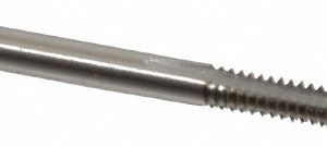 CLEVELAND #6-32 Plug RH 2B H3 Bright High Speed Steel 3-Flute Straight Flute Hand Tap C54224