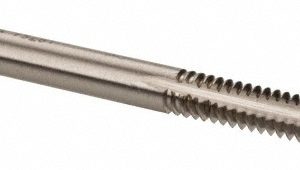 CLEVELAND #6-32 Bottoming RH 2B H3 Bright High Speed Steel 3-Flute Straight Flute Hand Tap C54225