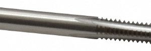 CLEVELAND #8-32 Bottoming RH 3B H2 Bright High Speed Steel 4-Flute Straight Flute Hand Tap C54271