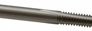CLEVELAND #8-32 Plug RH 2B H3 Bright High Speed Steel 3-Flute Straight Flute Hand Tap C54275