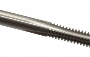 CLEVELAND #10-24 Bottoming RH H2 Bright High Speed Steel 4-Flute Straight Flute Hand Tap C54323