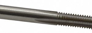 CLEVELAND #10-32 Plug RH 3B H2 Bright High Speed Steel 4-Flute Straight Flute Hand Tap C54349