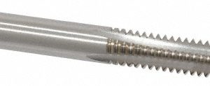 CLEVELAND #12-24 Plug RH 2B/3B H3 Bright High Speed Steel 4-Flute Straight Flute Hand Tap C54386
