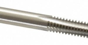 CLEVELAND #12-24 Bottoming RH 2B/3B H3 Bright High Speed Steel 4-Flute Straight Flute Hand Tap C54387