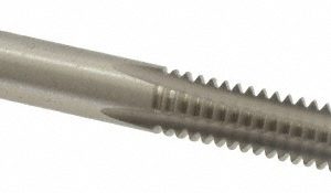 CLEVELAND 1/4-20 Taper RH H1 Bright High Speed Steel 4-Flute Straight Flute Hand Tap C54443
