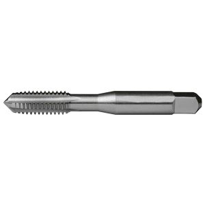 CLEVELAND 1/4-20 Plug RH H1 Bright High Speed Steel 4-Flute Straight Flute Hand Tap C54444