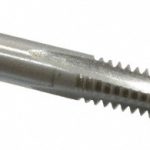 CLEVELAND 1/4-20 Bottoming RH H1 Bright High Speed Steel 4-Flute Straight Flute Hand Tap C54445