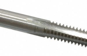 CLEVELAND 1/4-20 Bottoming RH H1 Bright High Speed Steel 4-Flute Straight Flute Hand Tap C54445