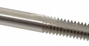 CLEVELAND 1/4-20 Plug RH 3B H3 Bright High Speed Steel 2-Flute Straight Flute Hand Tap C54456