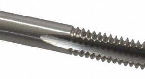 CLEVELAND 1/4-20 Plug RH 3B H3 Bright High Speed Steel 3-Flute Straight Flute Hand Tap C54458
