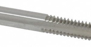 CLEVELAND 1/4-20 Bottoming RH 3B H3 Bright High Speed Steel 3-Flute Straight Flute Hand Tap C54459