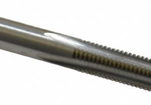 CLEVELAND 1/4-28 Taper RH 3B H3 Bright High Speed Steel 4-Flute Straight Flute Hand Tap C54469