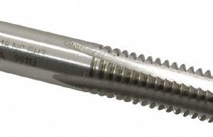 CLEVELAND 5/16-18 Plug RH 3B H3 Bright High Speed Steel 4-Flute Straight Flute Hand Tap C54505