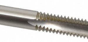 CLEVELAND 5/16-18 Plug RH 3B H3 Bright High Speed Steel 2-Flute Straight Flute Hand Tap C54507