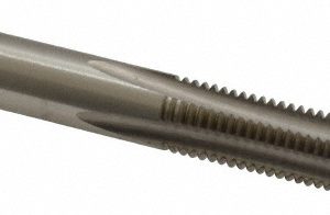 CLEVELAND 5/16-24 Taper RH 3B H3 Bright High Speed Steel 4-Flute Straight Flute Hand Tap C54518