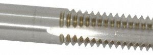 CLEVELAND 3/8-16 Plug RH H2 Bright High Speed Steel 4-Flute Straight Flute Hand Tap C54580