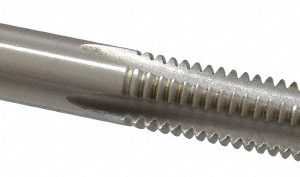 CLEVELAND 3/8-16 Taper RH 3B H3 Bright High Speed Steel 4-Flute Straight Flute Hand Tap C54582
