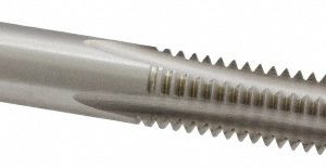 CLEVELAND 3/8-16 Plug RH 3B H3 Bright High Speed Steel 4-Flute Straight Flute Hand Tap C54583