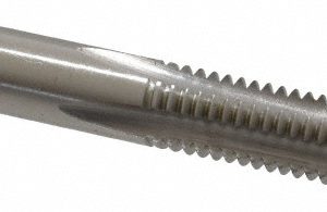 CLEVELAND 3/8-16 Bottoming RH 3B H3 Bright High Speed Steel 4-Flute Straight Flute Hand Tap C54584