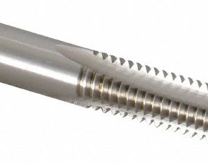 CLEVELAND 3/8-16 Bottoming RH 3B H3 Bright High Speed Steel 3-Flute Straight Flute Hand Tap C54586