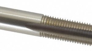 CLEVELAND 3/8-24 Plug RH 3B H3 Bright High Speed Steel 3-Flute Straight Flute Hand Tap C54598