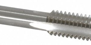 CLEVELAND 7/16-14 Taper RH H3 Bright High Speed Steel 4-Flute Straight Flute Hand Tap C54652
