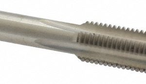 CLEVELAND 7/16-20 Bottoming RH H3 Bright High Speed Steel 4-Flute Straight Flute Hand Tap C54663