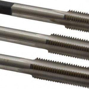 CLEVELAND Tap Set: 7/16-20 UNF, 4 Flute, Bottoming Plug & Taper, High Speed Steel, Bright Finish C54665