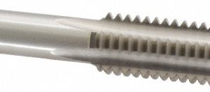 CLEVELAND 1/2-13 Plug RH 3B H3 Bright High Speed Steel 4-Flute Straight Flute Hand Tap C54727