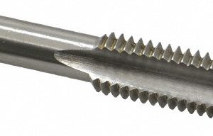 CLEVELAND 1/2-13 Bottoming RH 3B H3 Bright High Speed Steel 3-Flute Straight Flute Hand Tap C54730